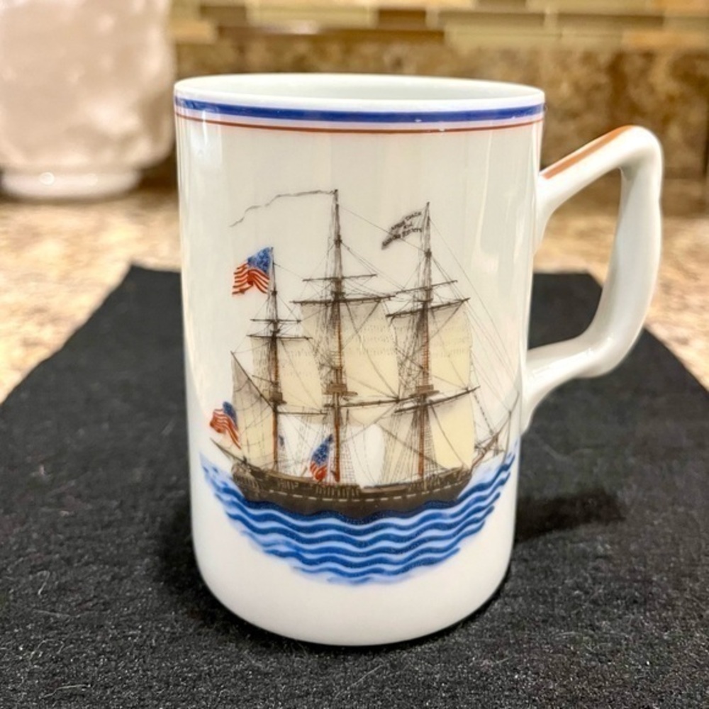 Vintage Our Maritime Heritage American Ship Mug
by MOTTAHEDEH Coffee Cup